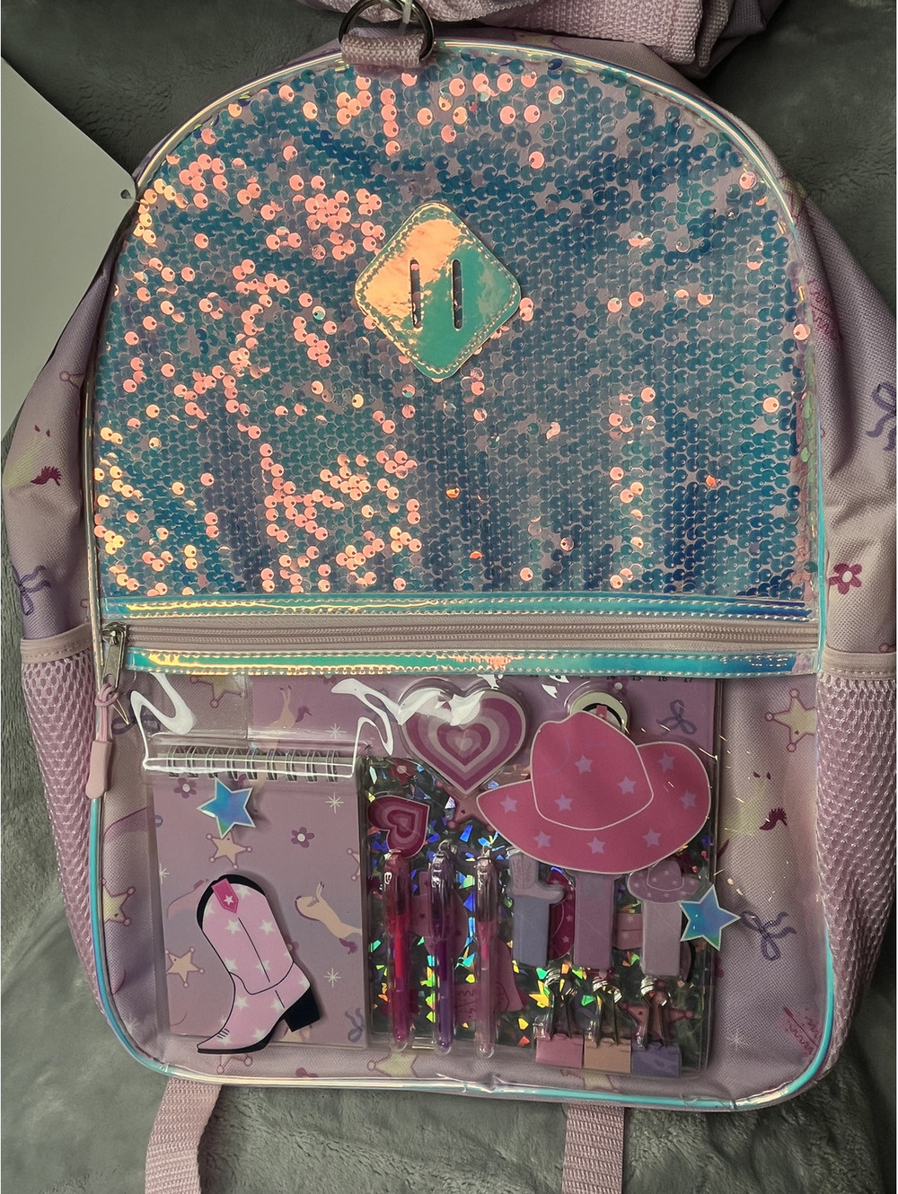 NWT Rainbow Sugar Girl's Pink/Western Activity Set Backpack - Picture 6 of 10